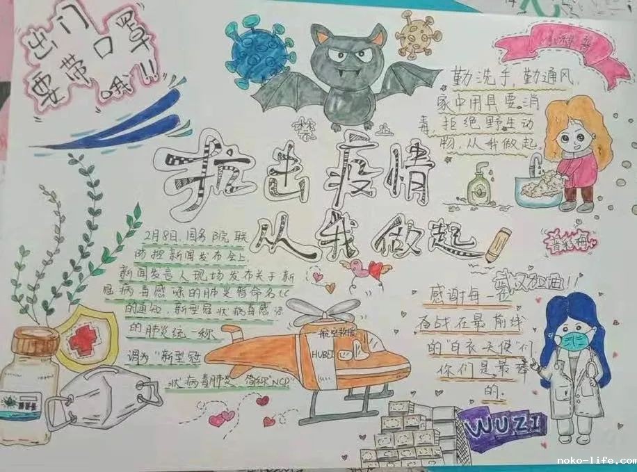 聚正能 战疫情 | 幼师系师生用作品为抗疫鼓劲(图7)